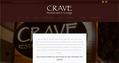 Desktop Screenshot of craverestaurantandlounge.com